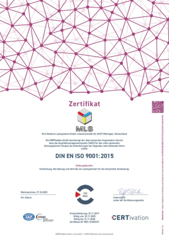 MLS Moderne Lacksysteme